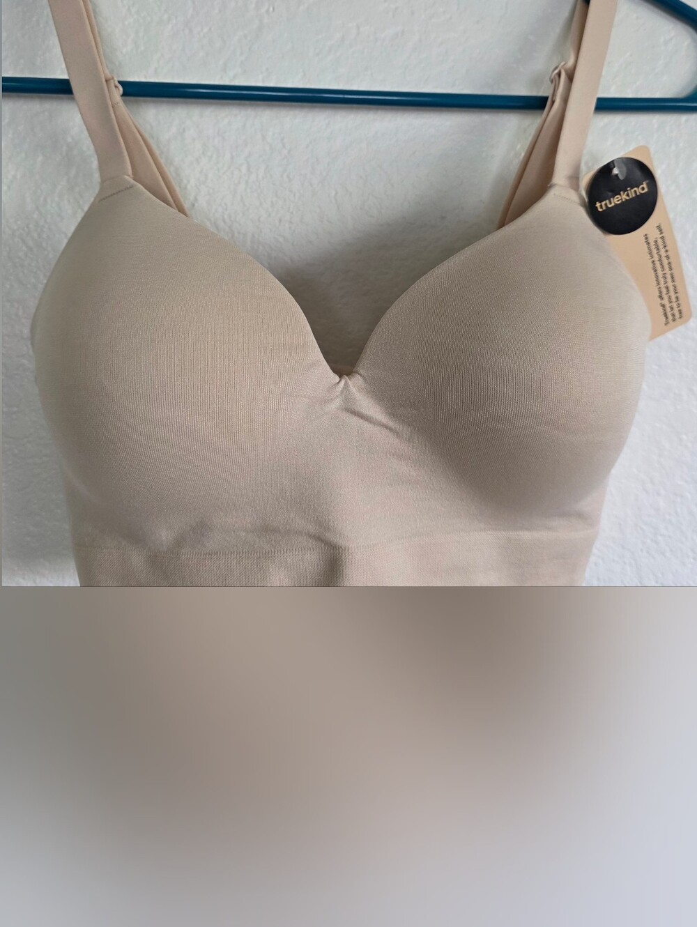 NWT Truekind Supportive Comfort Wireless Shaping Bra, Small, Chai